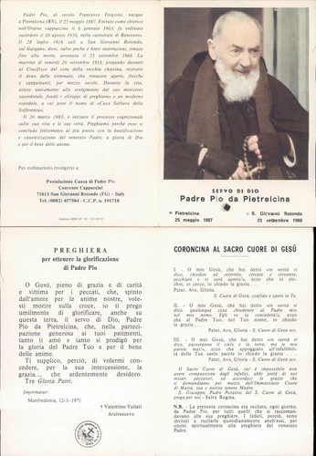 Padre pio rissimo santino - pio,,
