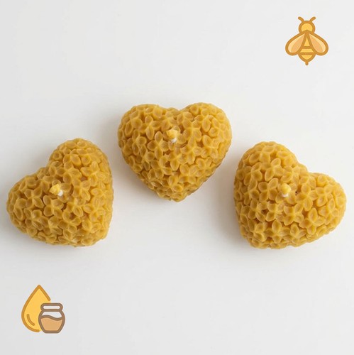 Set candele cuore in - set,
