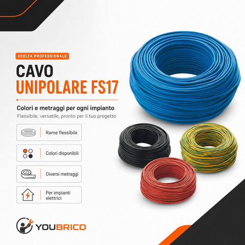 Cavo cordina unipolare fs17 - unipolare,