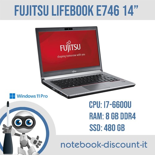 Notebook fujitsu e746 - notebook,