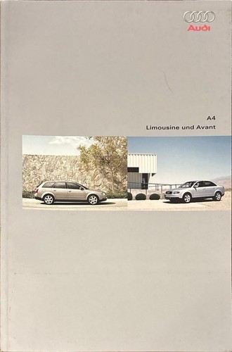 Audi avant depliant - audi, a4
