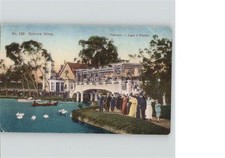 Buenos Aires Palermo Lago Puente Barca Cigno