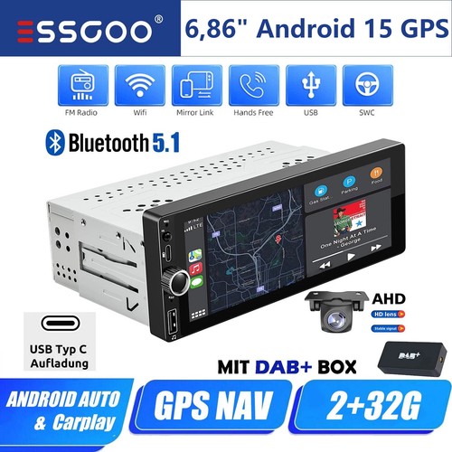 Autoradio dab carplay din - dab+,