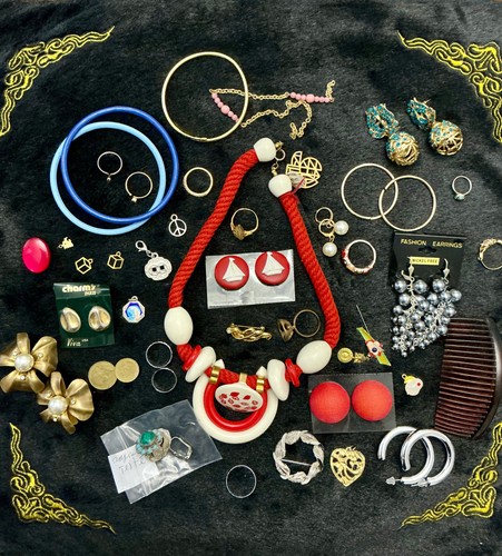 Lot bijoux anciens - bijoux, vintage