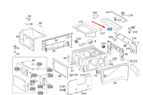 Vito w639 sedile box - mb,