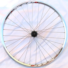 Ruota Posteriore 26" Raleigh RGR861 Sgancio Rapido 8/9 Velocità Deore Mozzo Cerchio Freno. -H