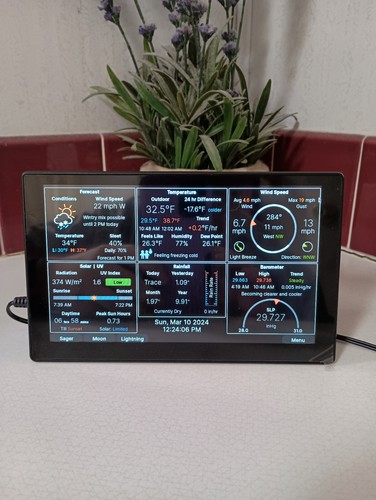 Console display meteo - , 8"