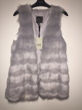 Gilet da donna Next in pelliccia sintetica caldo moda ragazza alla moda morbido taglia 10