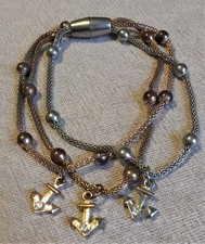 Braccialetto tre corde metalli