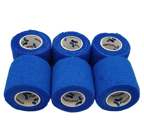 Bendaggio coesivo blu garza - bendaggio,