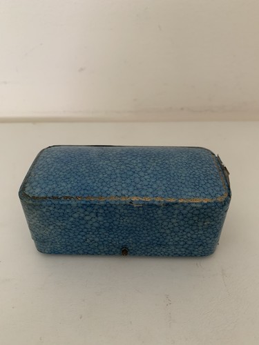 Vetrina portagioie vintage blu