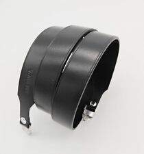 Tracolla in vera pelle nera per fotocamera Zenza Bronica S2 EC-TL 645 ETR