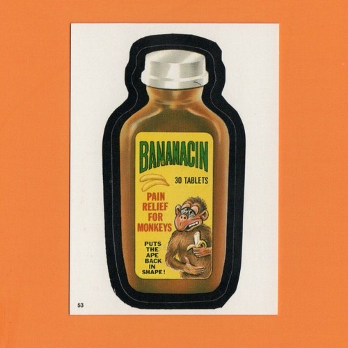 Wacky packages 1986 bananacin - wacky,