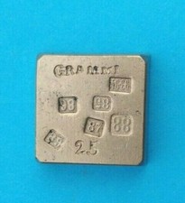 Peso monetale da 25 gr per