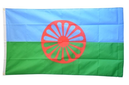 Bandiera sinti roma - sinti, e
