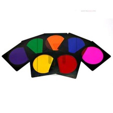 Fomex CF7 kit di 7 gelatine colorate per Barndoors BD18