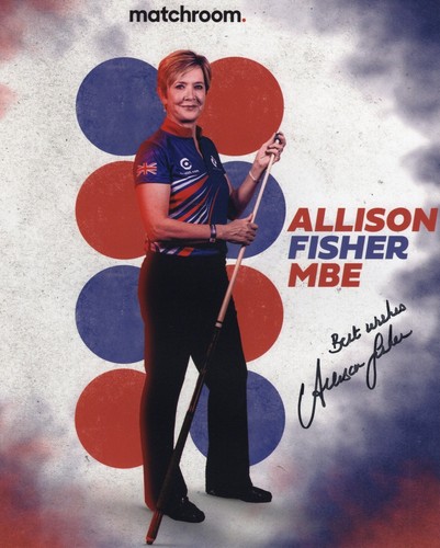 Allison fisher signed 8x10 - allison,