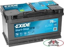 BATTERIA PER AUTO EXIDE EFB