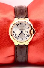 Orologio Donna Cartier Ballon Quarzo Blu in Oro Rosa 18K Ref.3007