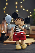 Peluche all'uncinetto anatra