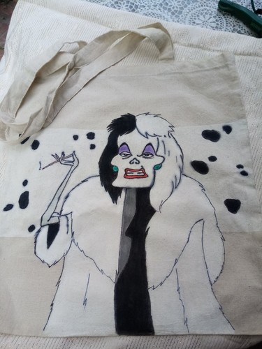 Borsa tela crudelia carica - tela,
