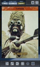 Topps Star Wars Digital Card Trader Tusken Raiders Vintage Insert