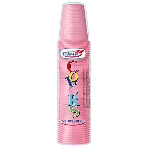 Bicchieri rosa 200ml - rosa,