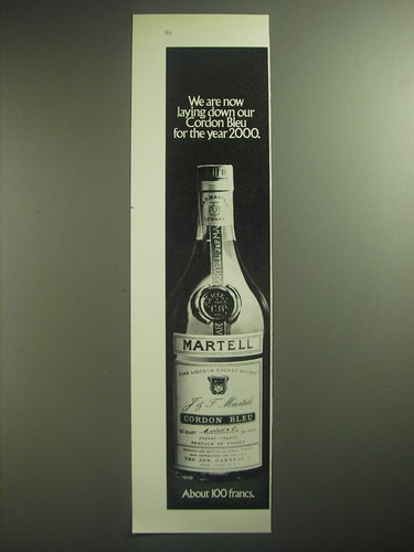 Pubblicità martell cordon - martell,