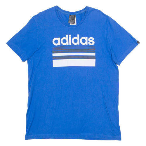 Adidas maglietta uomo blu - adidas,