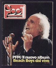 CIAO 2001 12/1974 FERRE' PFM BRIAN ENO BEACH BOYS SYNTHESIS COCKNEY REBEL NCCP