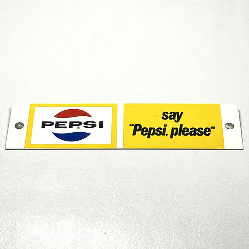 Insegna vintage say pepsi - insegna,
