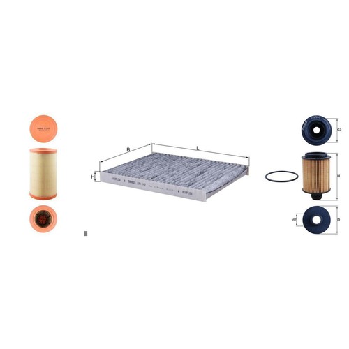 Set filtri knecht - di, adatto
