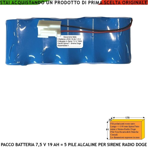 Pila batterie 18 ah - 7,5,