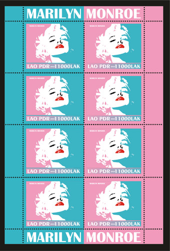 Francobolli cinema marilyn - francobolli, .cinema