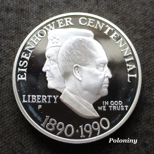1990 proof eisenhower - 1990-p,