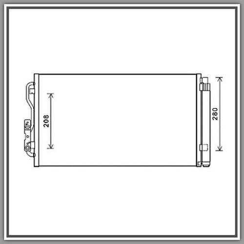 Condensatore bmw serie - condensatore,