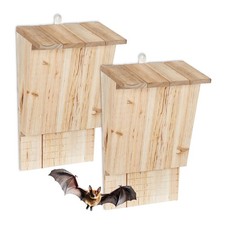 Cassetta per pipistrelli Bat-Box casa per pipistrelli rifugio hotel set da 2 legno