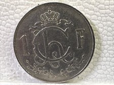MONETA COIN 1 Franc LUSSEMBURGO 1964