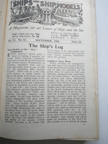 Ships and ship models magazine - ships,