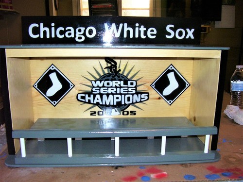 Vetrina chicago white - white, sox