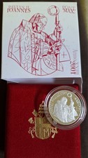 MONETA COMMEMORATIVA VATICANO LIRE 2000 GIOVANNI PAOLO II 2001 PROOF ARGENTO 