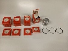 13103333010/13013333005 Kit 4 Pistoni E Fasce Originali Honda Per 350 Four 2...