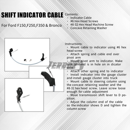 Per cavo indicatore - per,