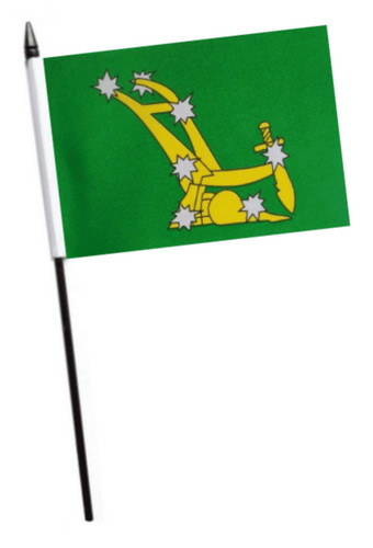 Bandiera mano piccola - bandiera, verde