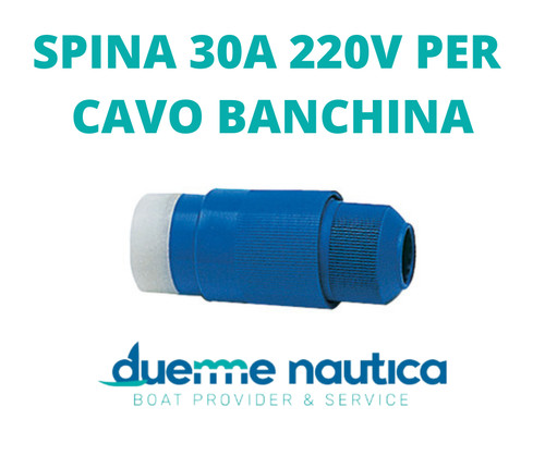 Spina cavo banchina - a, 220v