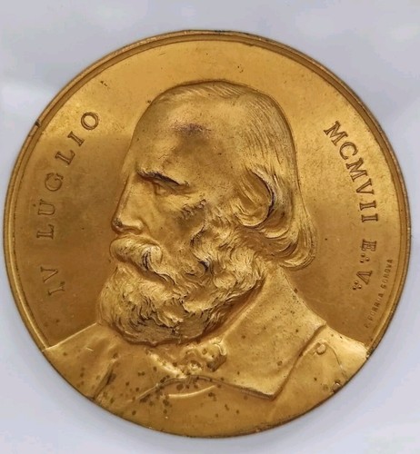 Medaglia massoneria garibaldi - medaglia,