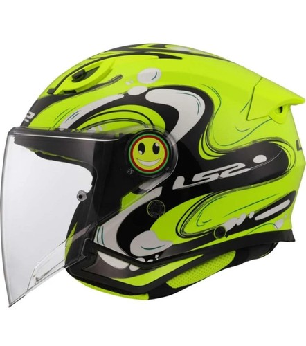 Casco jet ls2 of622 funny - of622,