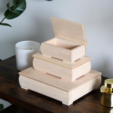 Scatole portagioie in legno