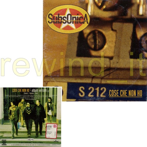 Subsonica cose che - subsonica,