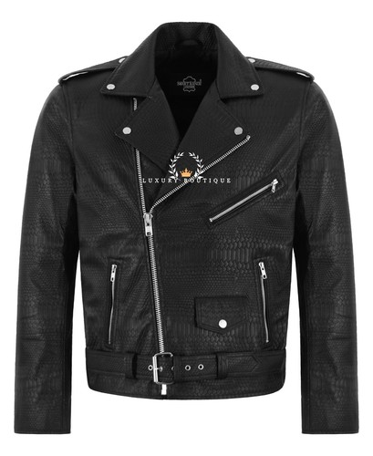 Giacca pelle uomo brando - giacca,
